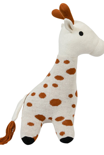 Knitted Soft Toy Ivory Giraffe