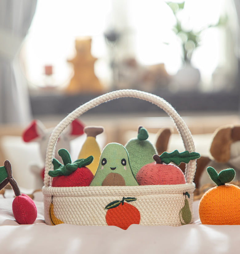 Pomme Cotton Knitted Fruit Gift Basket