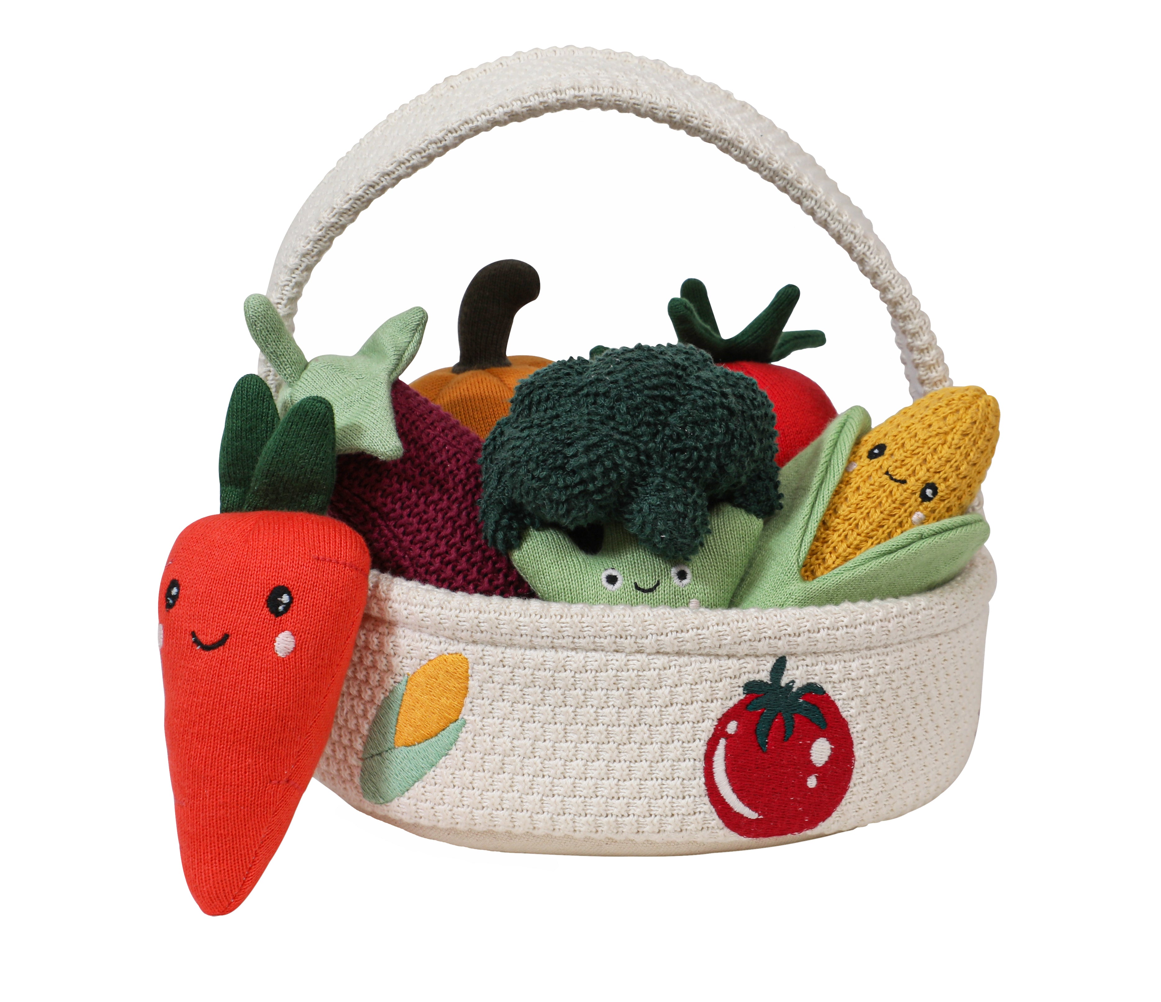 Knitted Vegetable Gift Basket