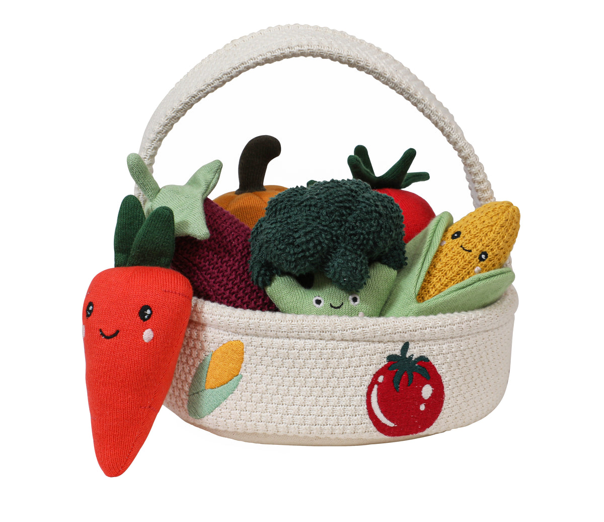 Pomme Knitted Vegetable Basket