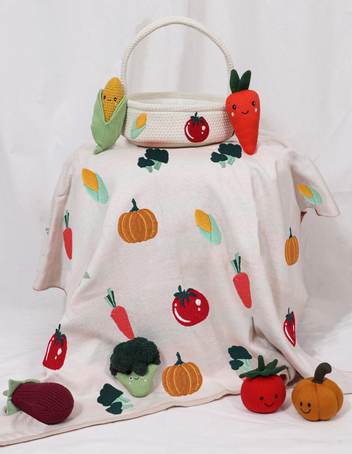 Pomme Knitted Vegetable Basket