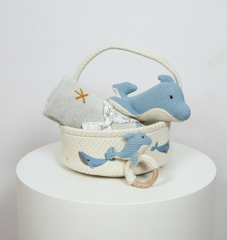 Pomme Cotton Knitted Whale Gift Set
