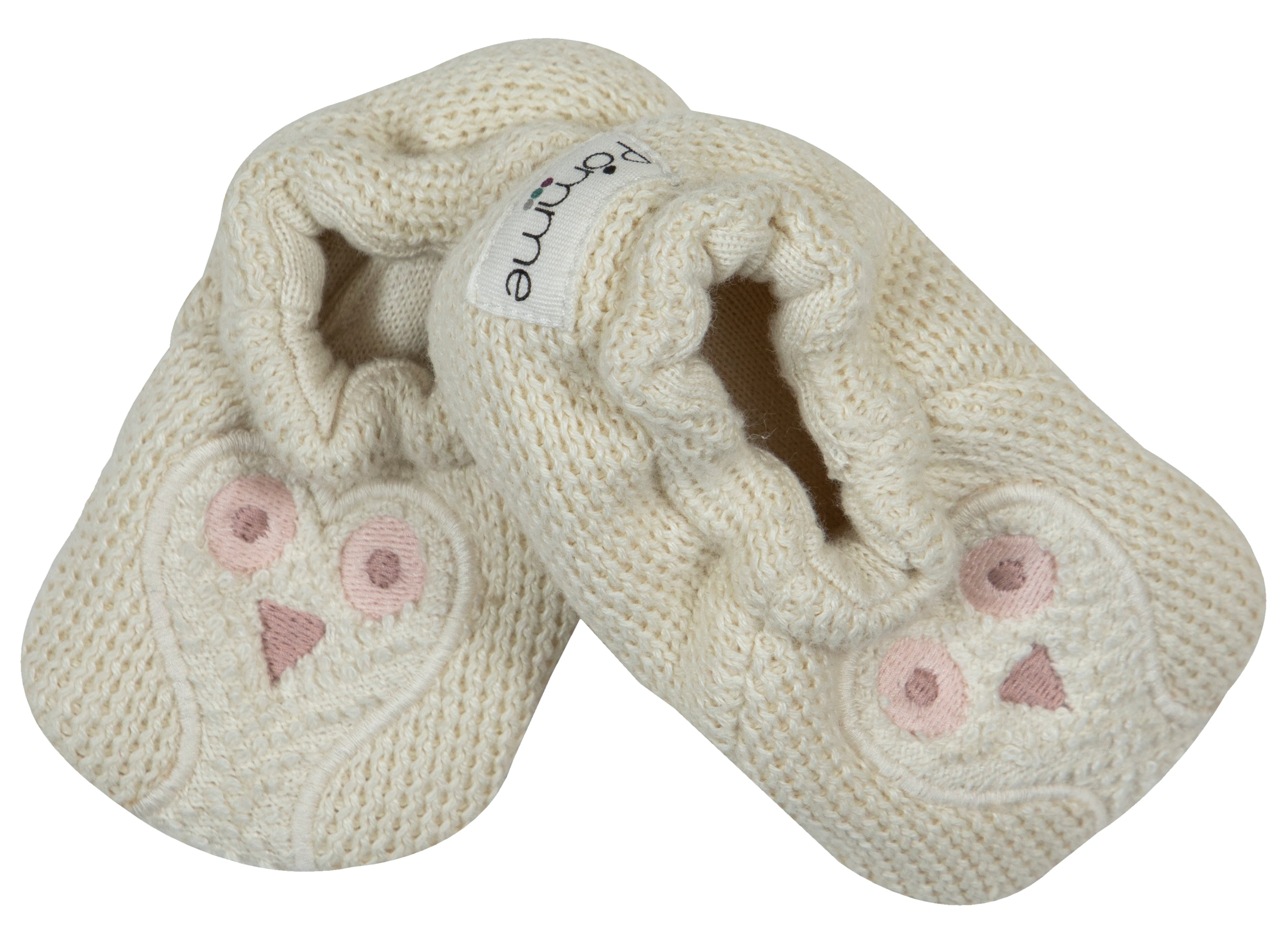 Knitted Baby Gift Set Ivory Pink Mel