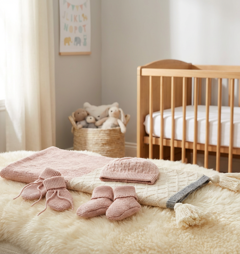 Knitted Baby Gift Set