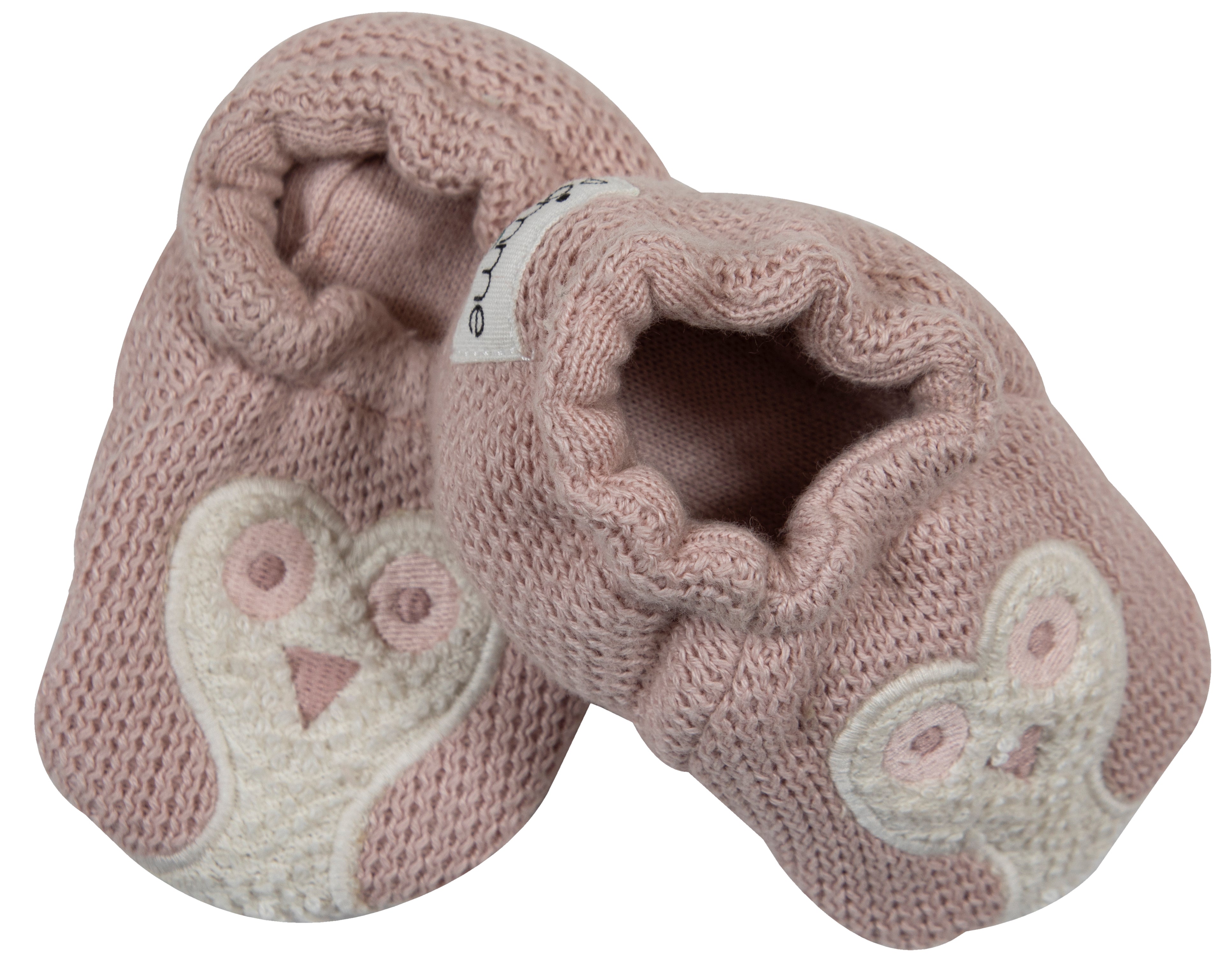 Knitted Baby Gift Set Ivory Pink Mel