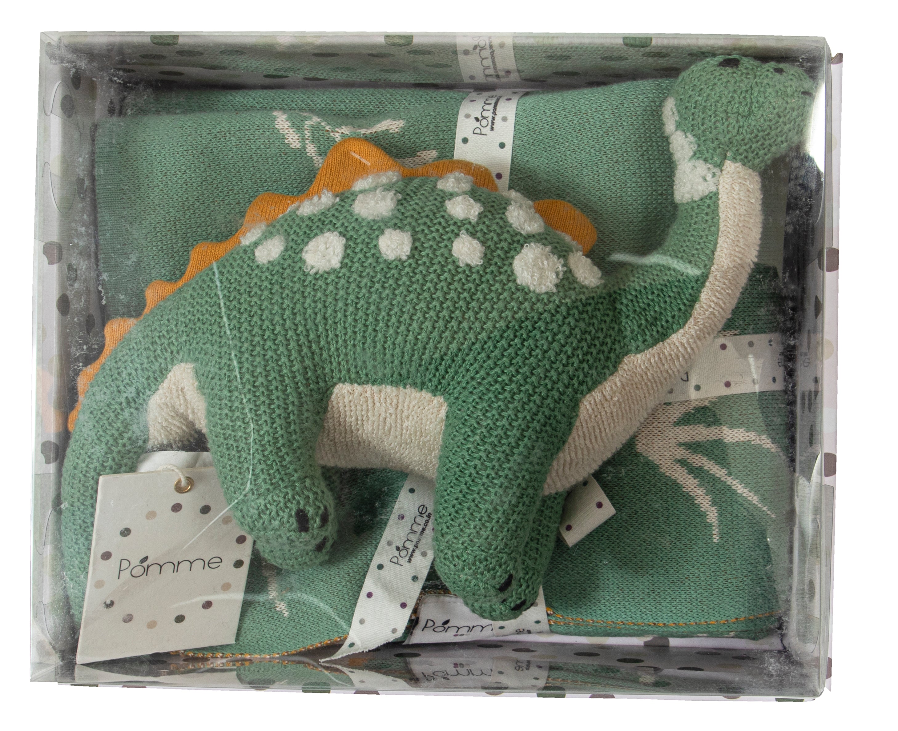 Knitted Baby Gift Set Ivory Feldspar Golden Glow