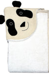 Knitted Hooded Blanket Panda Design With Sherpa Inside