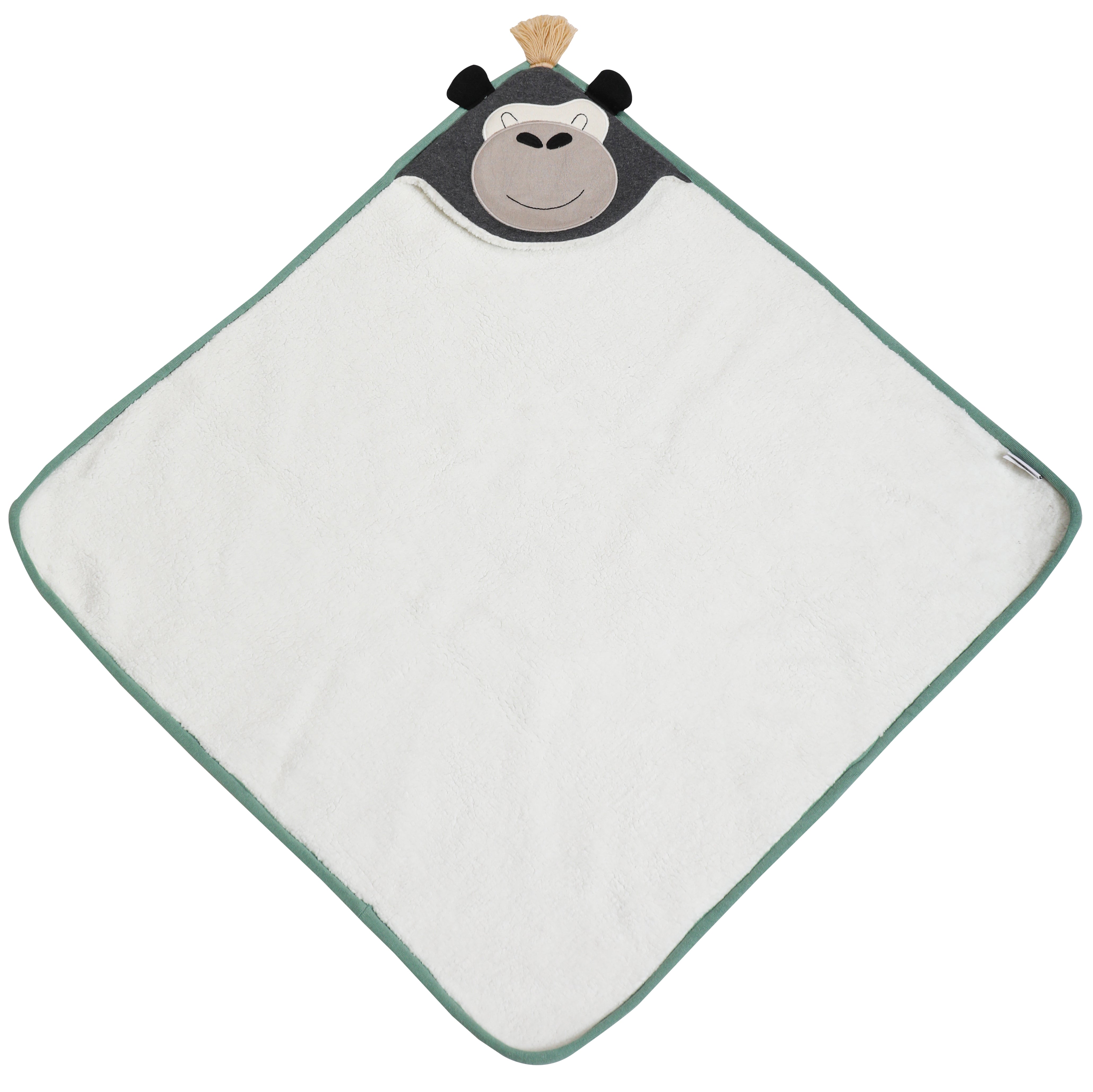 Kids Hooded Blanket With Guerilla Pattern