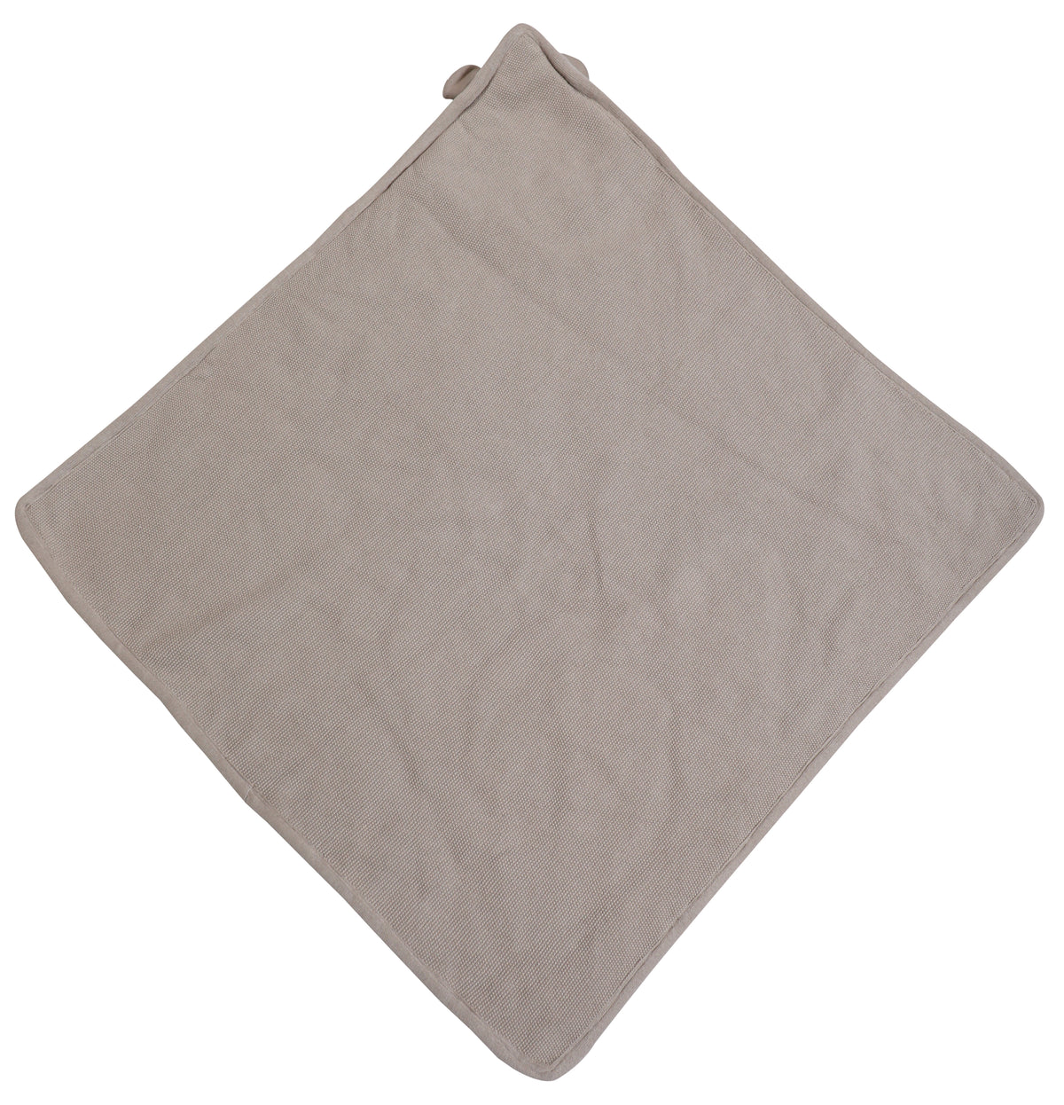 Pomme Cotton Knitted Hippo Hooded Blanket