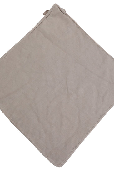 Kids Hooded Blanket With Hippo Pattern