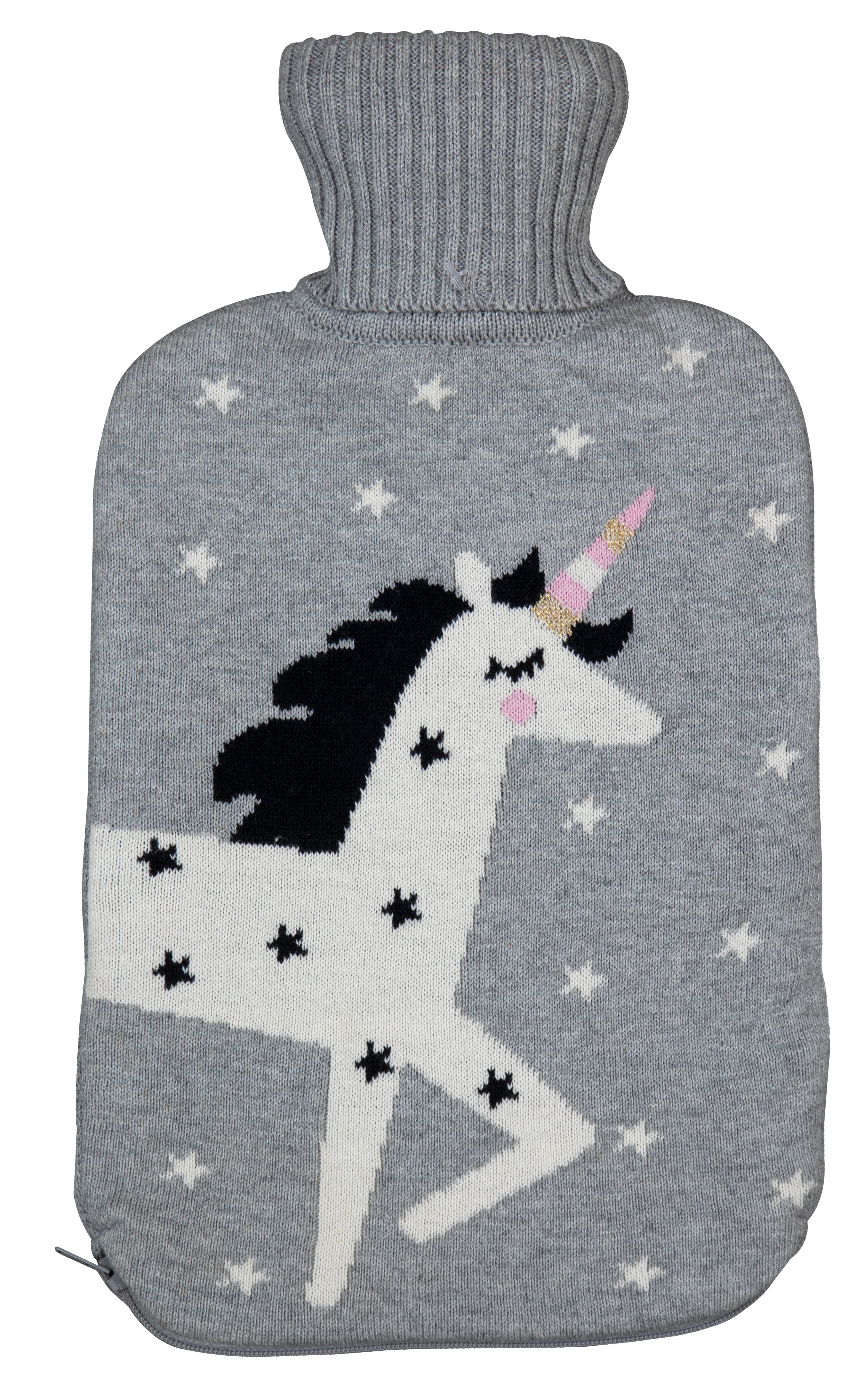 HOT WATER BOTTLE COVER WITH BOTTLE