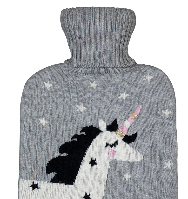HOT WATER BOTTLE COVER WITH BOTTLE