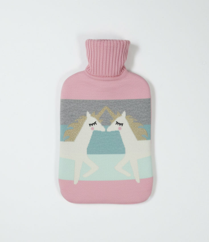 HOT WATER BOTTLE COVER WITH BOTTLE