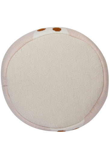 Knitted Storage Basket With Giraffe Pattern