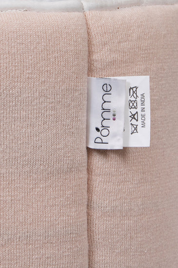 Knitted Storage Basket With Giraffe Pattern