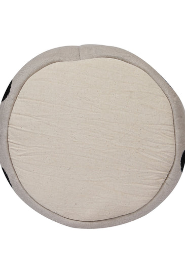 Knitted Storage Basket With Zebra Pattern