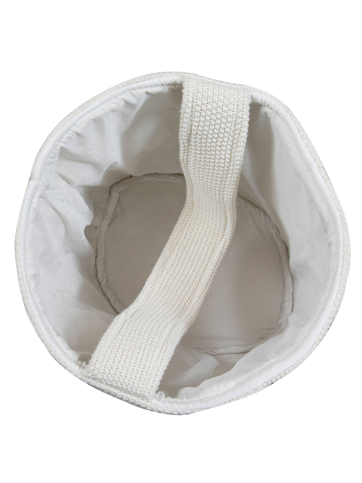 Pomme Cotton Knitted Shy Bunny Storage Basket