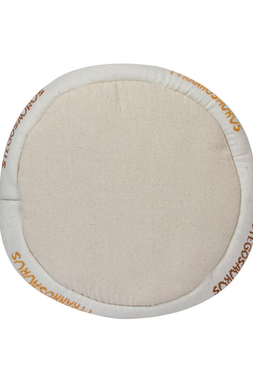 Knitted Storage Basket With Dino Pattern