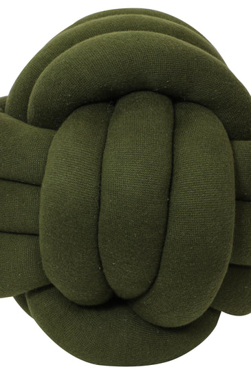 Knitted Knot Ball Soft Toy Jade Green
