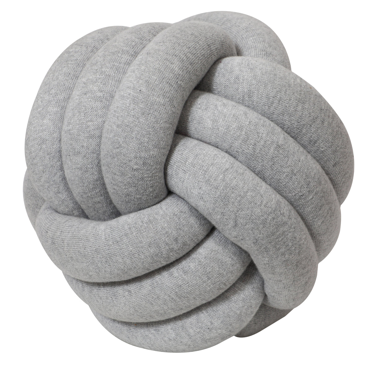 Pomme Cotton Knitted Knot Ball (Grey)