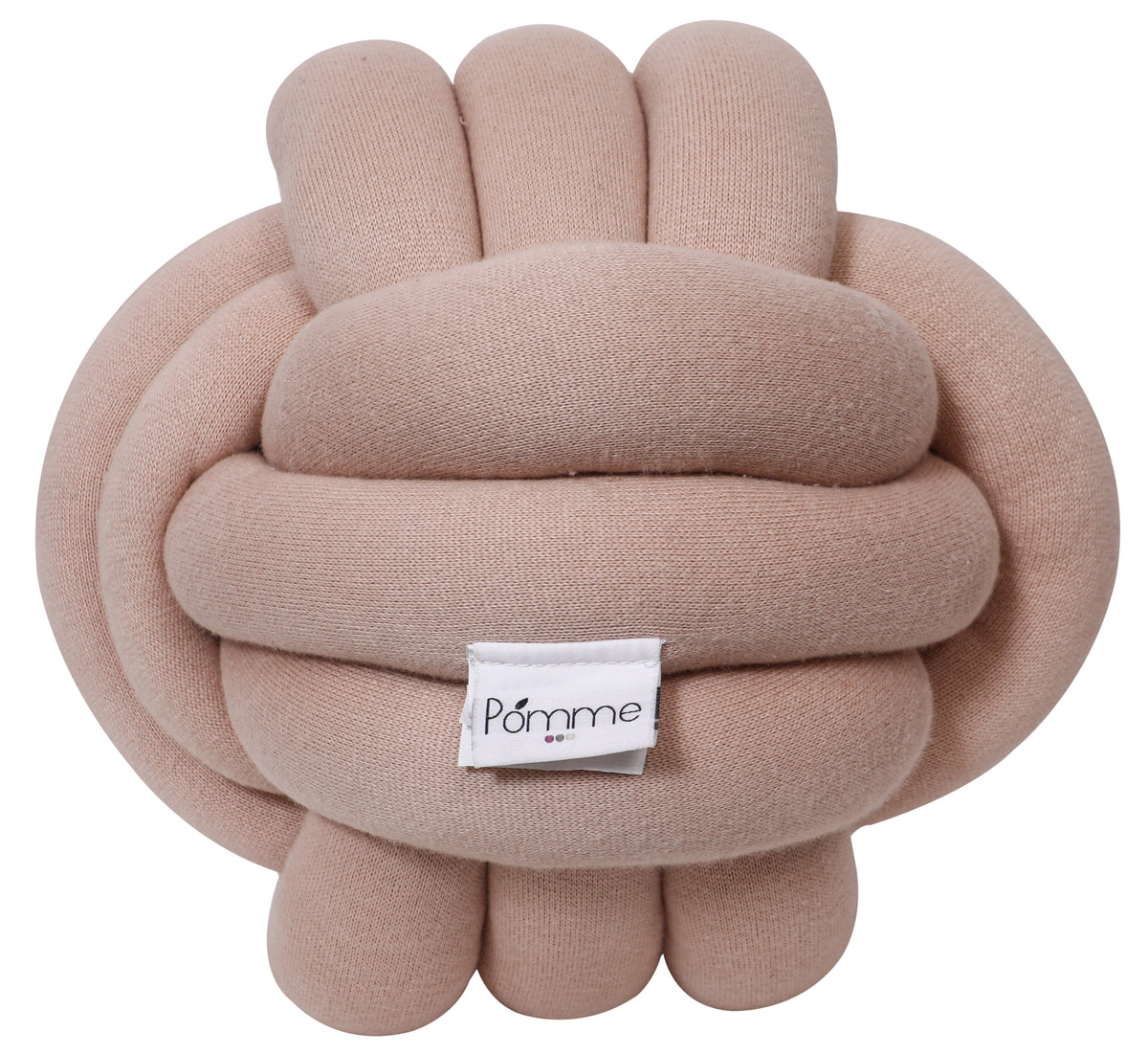 Pomme Cotton Knitted Knot Ball (Peach Blush)