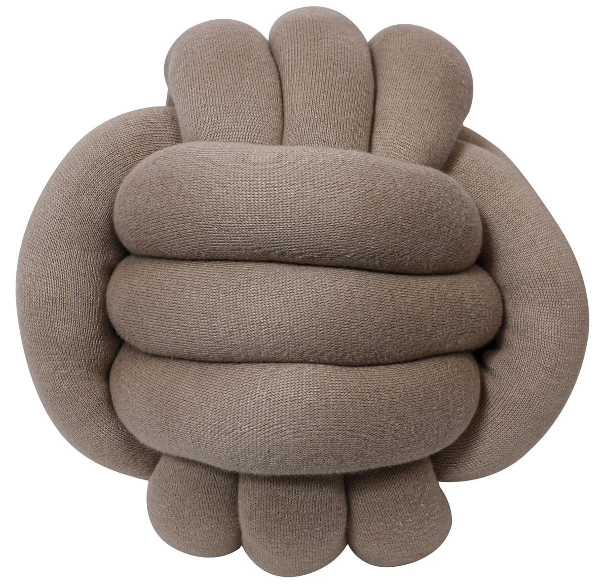 Pomme Cotton Knitted Knot Ball (Pale Whisper)
