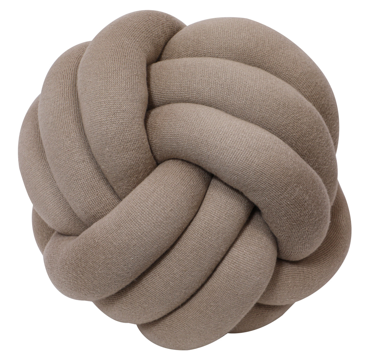 Pomme Cotton Knitted Knot Ball (Pale Whisper)