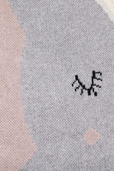 Knitted Soft Elephant Rug