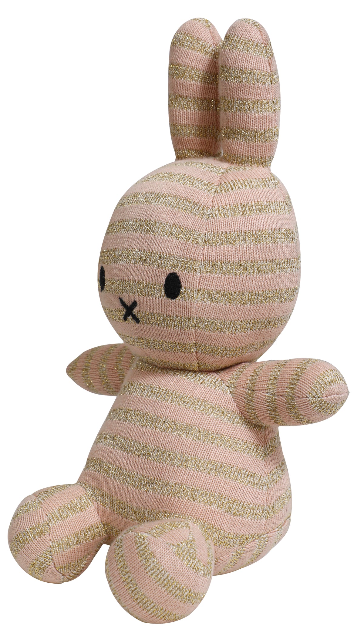 Pomme Cotton Knitted Striped Miffy (Rose)