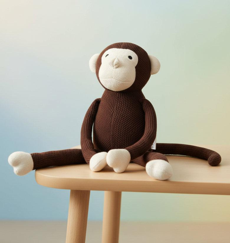 Pomme Cotton Knitted Gorilla