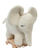 Knitted Soft Toy Elephant With Wooden Cart