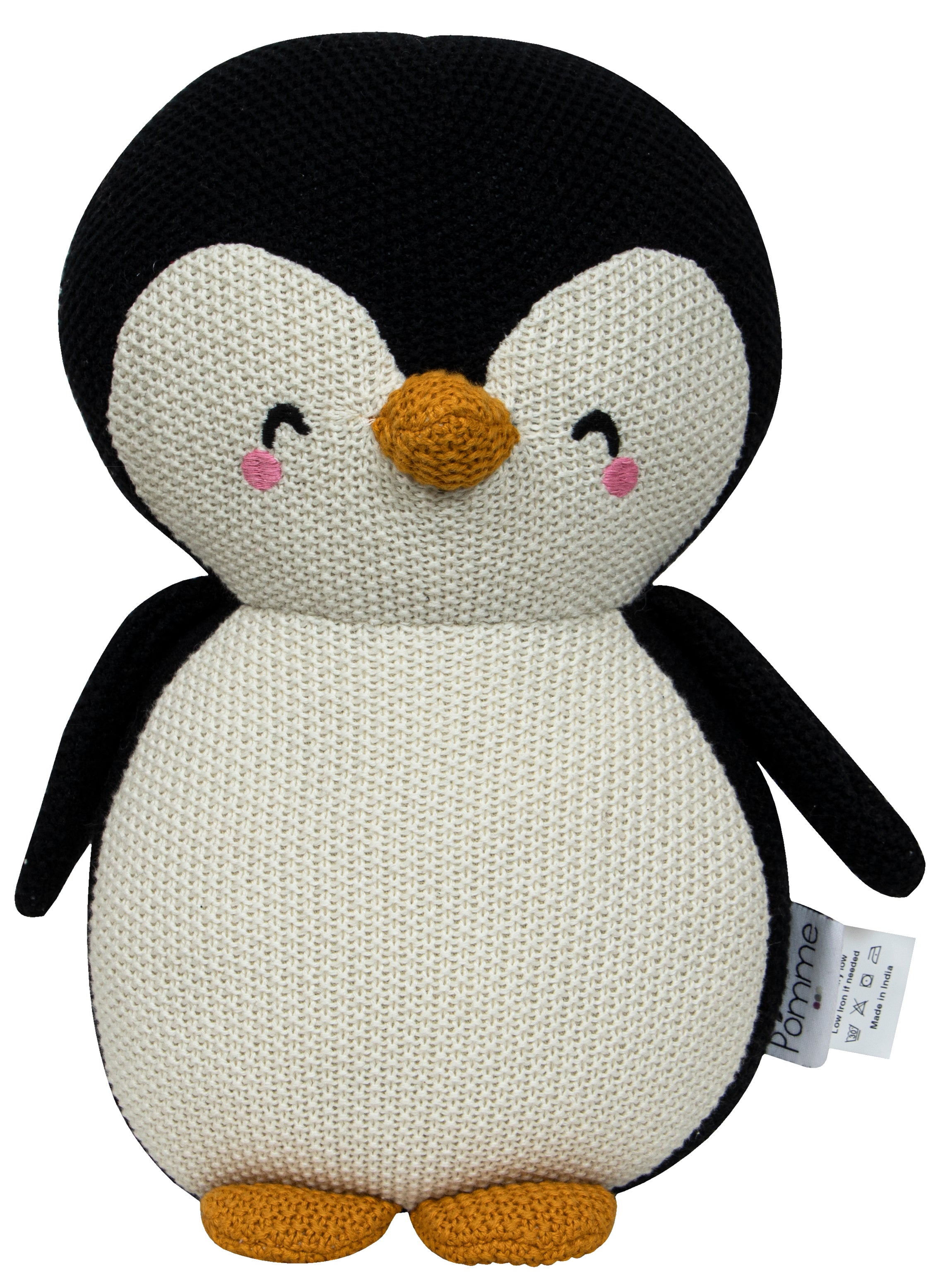 Knitted Penguin Soft Toy