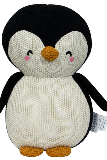 Knitted Penguin Soft Toy