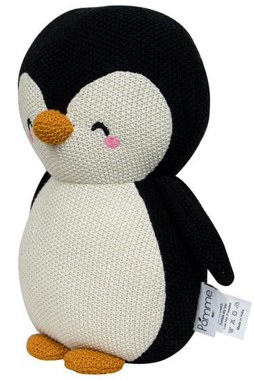 Knitted Penguin Soft Toy