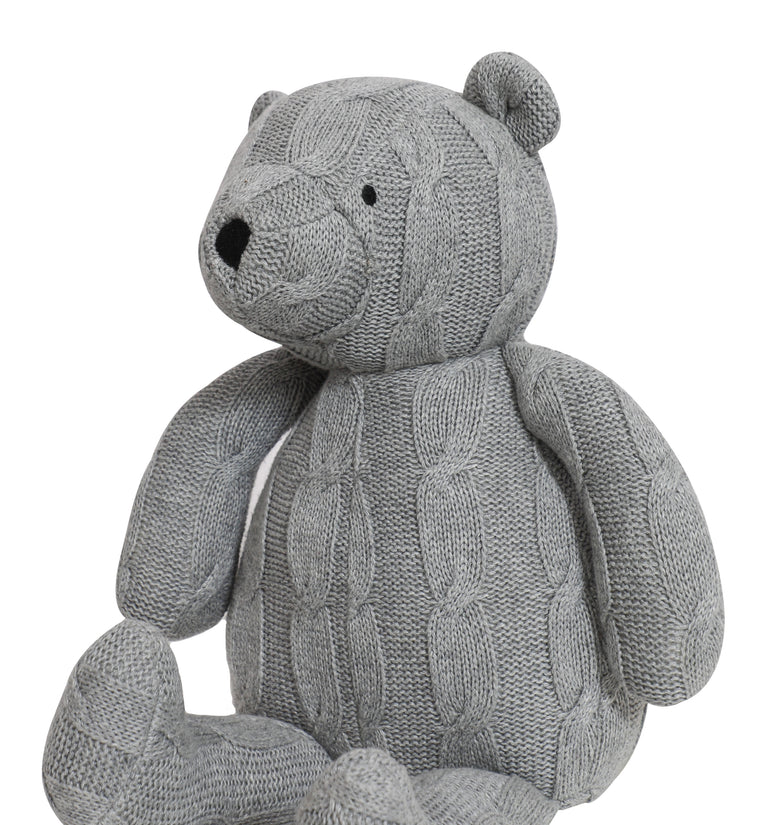 Knitted Bear Soft Toy