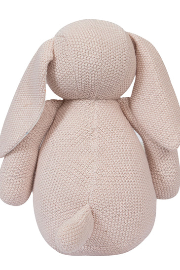 Knitted Fluffy & Cozy Blush Bunny Toy
