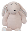 Knitted Fluffy & Cozy Blush Bunny Toy