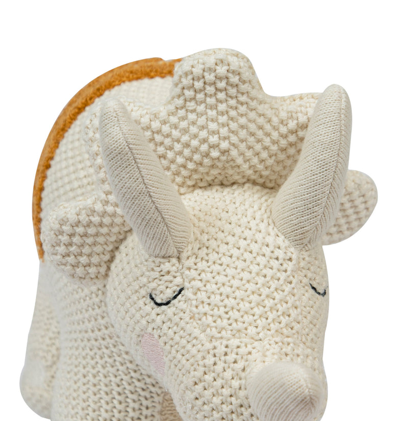 Knitted Soft Toy Rhino