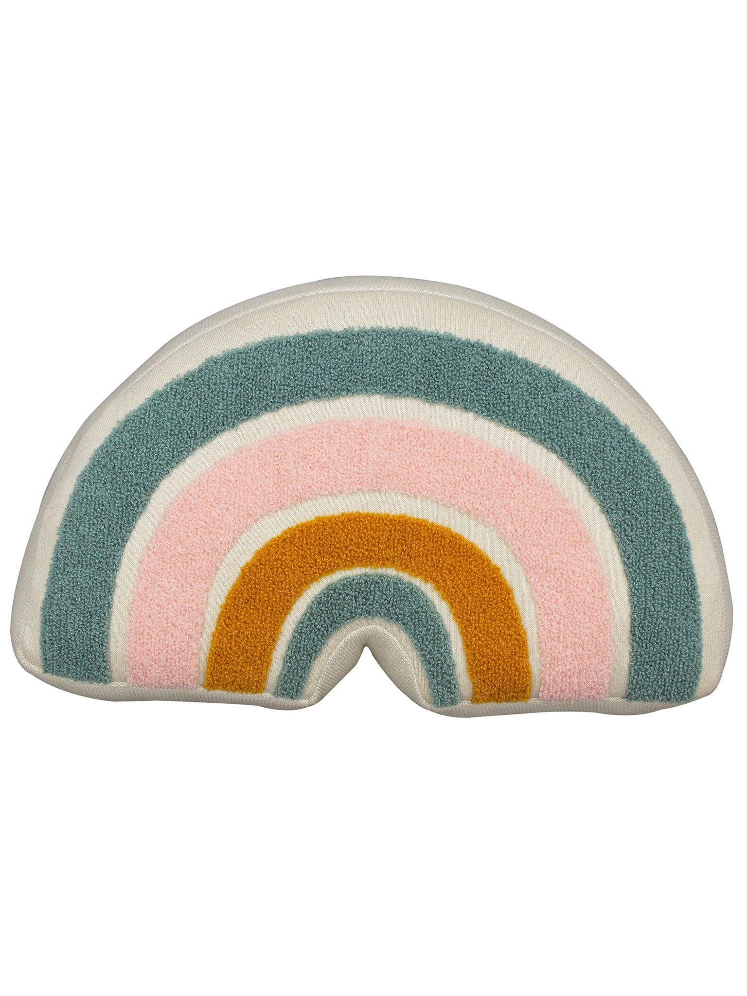 Knitted Soft Toy and Cushion Rainbow Design