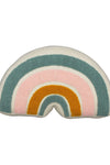 Knitted Soft Toy and Cushion Rainbow Design