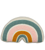 Knitted Soft Toy and Cushion Rainbow Design