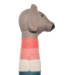Knitted Rattle Dog Design