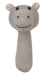 Knitted Rattle Hippo Design