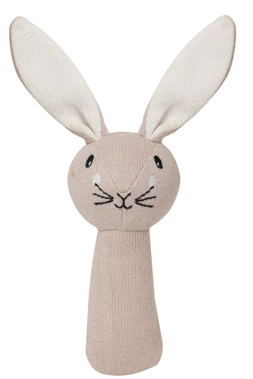 Knitted Soft Bunny Rattle