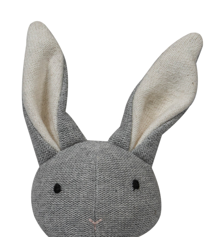 Knitted Soft Bunny Rattle/Teether