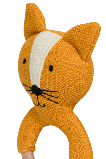 Knitted Soft Fox Rattle/Teether