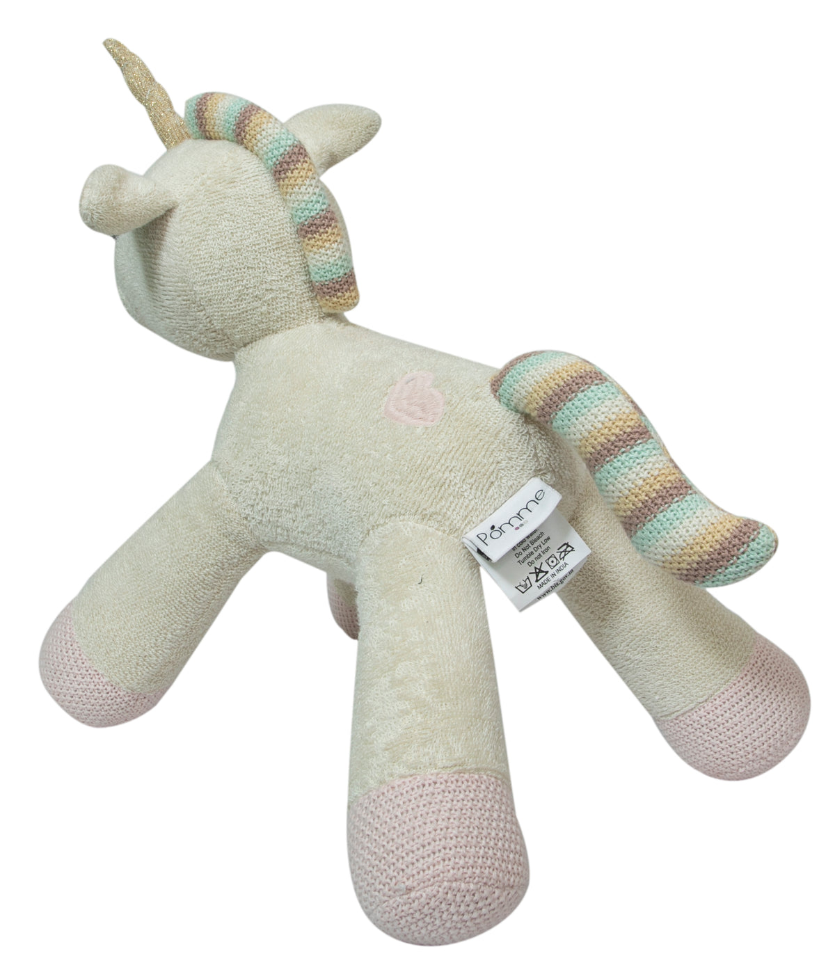 Pomme Cotton Knitted Playful Unicorn