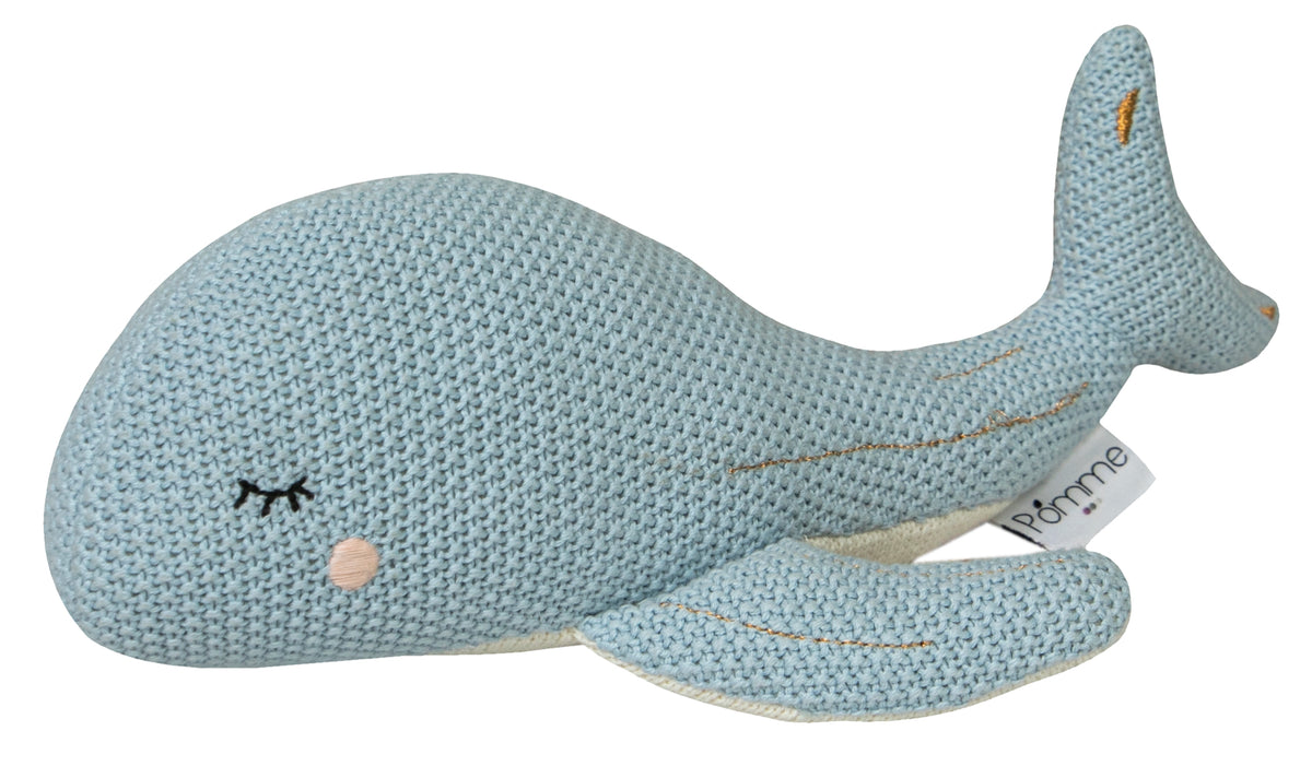 Pomme Cotton Knitted Shy Fish