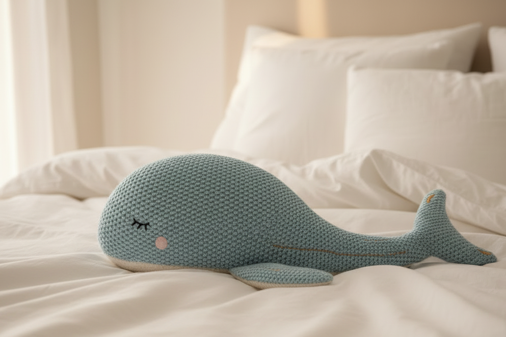 Pomme Cotton Knitted Shy Fish