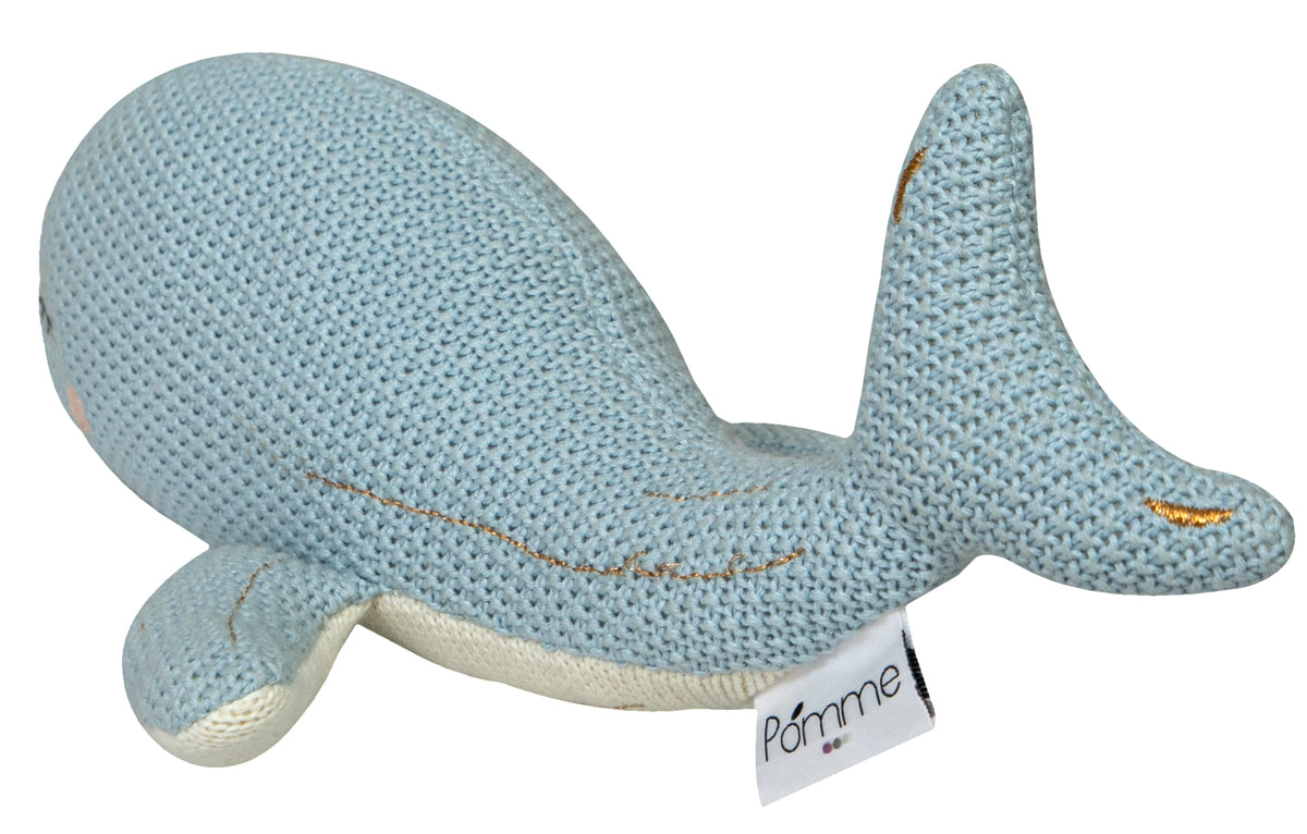 Pomme Cotton Knitted Shy Fish